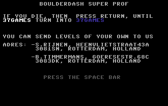 Boulder Dash Super Prof