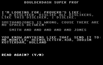 Boulder Dash Super Prof